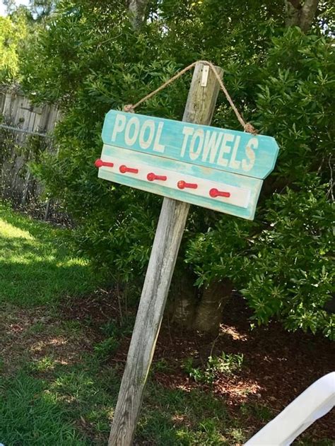 Pool Decor Backyard Decor Personalized Sign Outdoor Signs Etsy