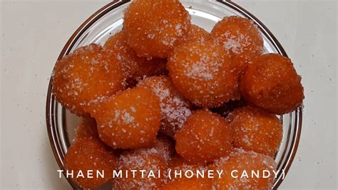 Thaen Mittai Honey Candy Home Made Sugar Candy Youtube