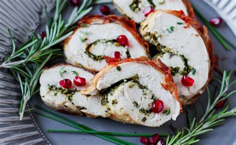 Prosciutto Wrapped Herbed Turkey Roulade Canadian Turkey