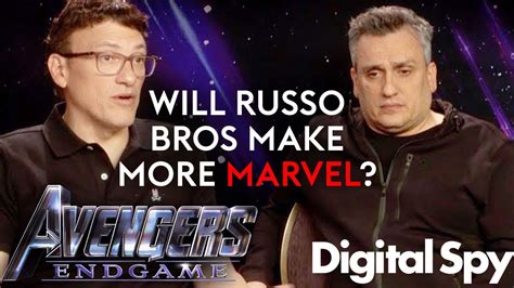 Avengers Endgame Interview Anthony Joe Russo Will They Do More Marvel Movies Youtube