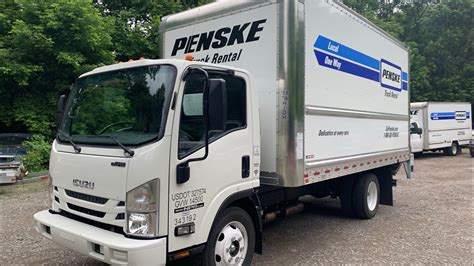 Isuzu NPR HD Ft Penske Box Truck W Lift Gate YouTube