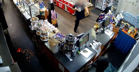 Grocery Worker Hurls Carton Of Custard At Knife Wielding Armed Robber