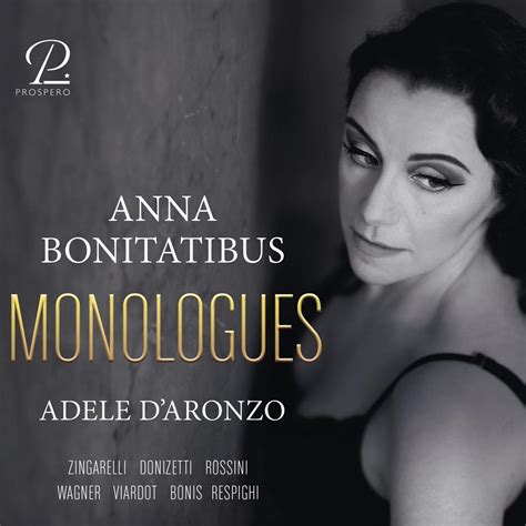 Monologues Musikalische Monologe Anna Bonitatibus Adele Daronzo