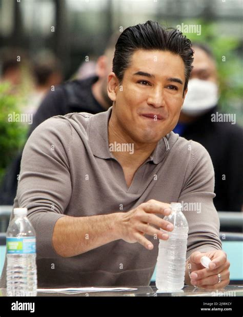 May 20 2022 Mario Lopez On The Set Of Access Hollywood In New York
