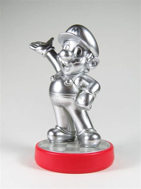 Mario Silver Edition Mario Party Series Amiibo Nintendo Amiibo