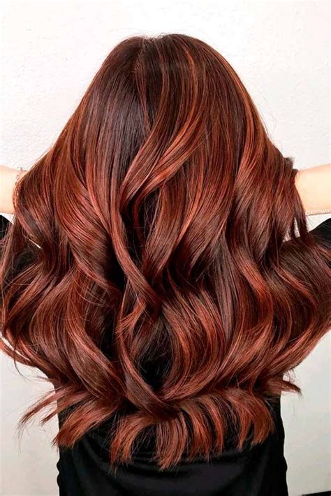 It can be found with a wide array of skin tones and eye colors. Trendy Hair Color : Brown Hair With Auburn Highlights ️ An ...