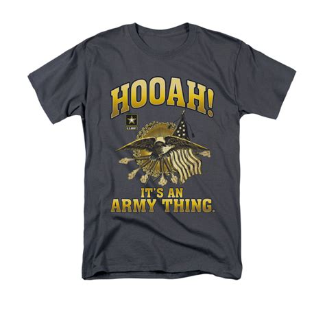 Army United States Army Hooah Its An Army Thing Cannons Logo Adult T