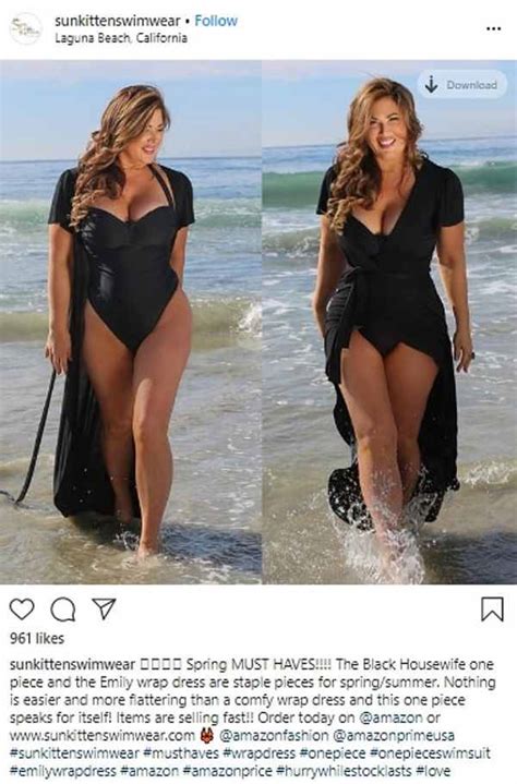Emily Simpson Rhoc Star Flaunts Her Body On Swimsuit After Lbs