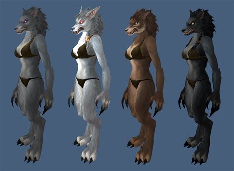 Warlords Of Draenor Character Models Worgen