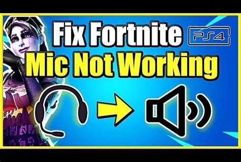 How To Fix Your Fortnite Mic Not Working On Ps4 And Mac