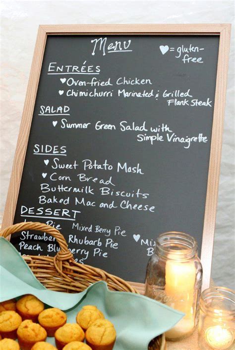 Not only the wedding party but also the guests will enjoy the occasion since it is an. Wedding Menu Ideas - Rustic Wedding Chic | Rustic wedding foods, Wedding food menu, Wedding ...