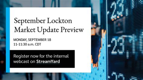 Webcast September Lockton Market Update Preview