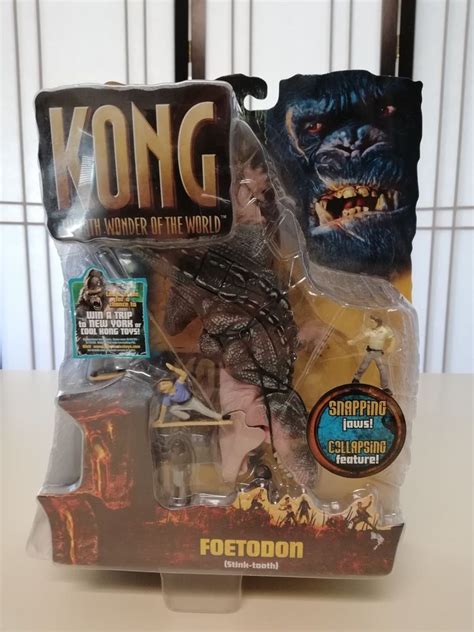 Kong The 8th Wonder Of The World Foetodon Dino Action Figure Set Moc 2005 Playmates Wonders