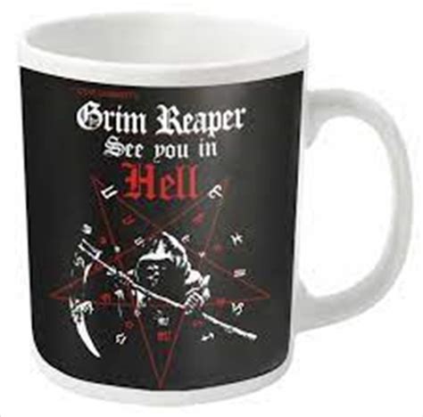 Buy Grim Reaper Mug Grim Reaper See You In Hell Mugs Sanity