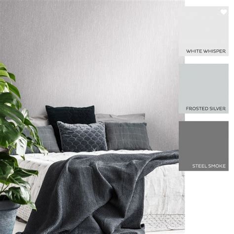 Chelsea Glitter Plain Textured Wallpaper Soft Grey Silver