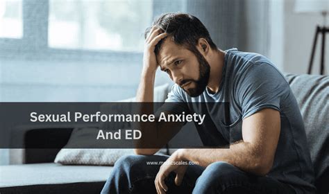 Difference Between Sexual Performance Anxiety And ED