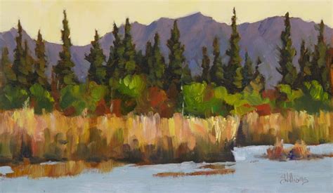 Sharon Lynn Williams Art Blog Vermillion Lakes Fall I Plein Air