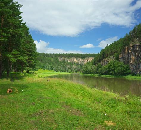 Hay River Russia South Ural Stock Image Image Of Southern Green