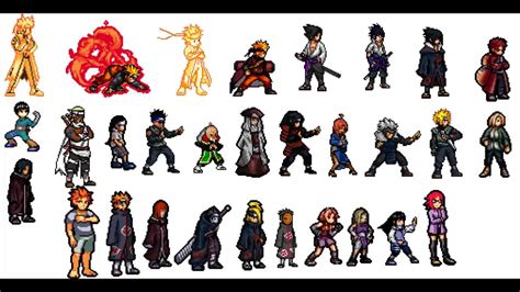 Tutorial how to make sprites narsen | naruto senki. Naruto Senki Sprite Pack / Mod Sprite Pack for Naruto ...