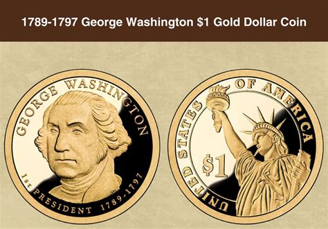 1789 1797 George Washington 1 Gold Dollar Coin Value