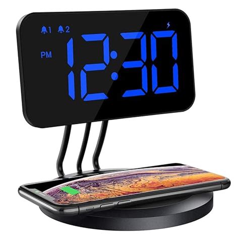 Mpow Alarm Clocks Bedside Non Ticking Digital Bedside Clock With