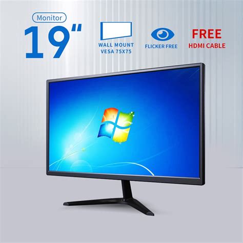 19inch Led Monitor 20inch Widescreen Led Monitor Lcd Monitor Shopee