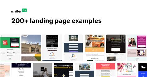 200 Amazing Landing Page Examples Gallery Mailerlite