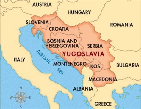 Historical Maps Of Yugoslavia
