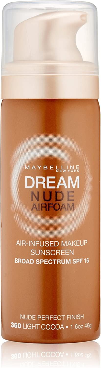 Maybelline Dream Nude Airfoam Foundation Light Cocoa 1 6 Oz 46 G