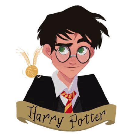 Share the best gifs now >>> Happy birthday Harry Potter! July 31st gif | Harry potter cartoon, Harry potter drawings, Harry ...