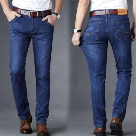 Jual Celana Panjang Pria Celana Jeans Pria Straight Standar Panjang Jeans Biru Dan Hitam Big