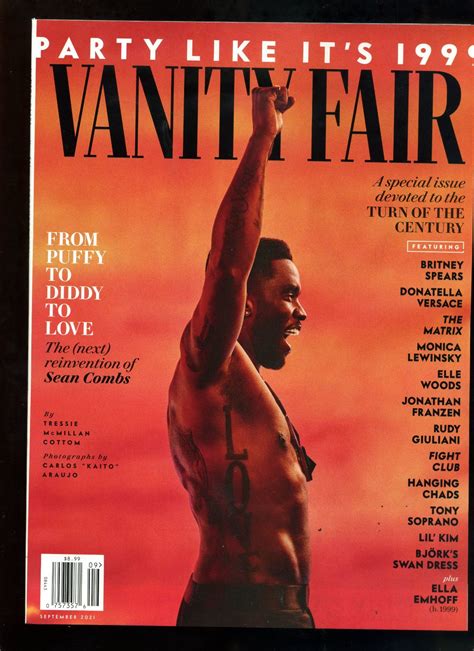 Vanity Fair Magazine Sept 2021 Issue Puff Daddy Sean Combs New
