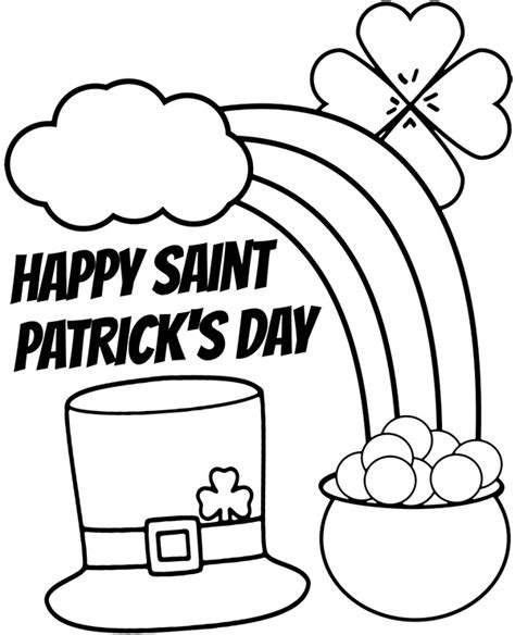 Primarygames has a large collection of holiday games, crafts, coloring pages, postcards and stationery for the following holidays: Saint Patrick's Day coloring page - Topcoloringpages.net