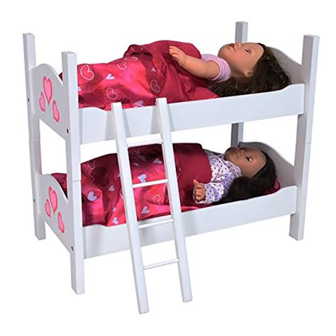 American Girl Twin Baby Doll Wooden Bed Bunk 18 Inch Dolls Stackable