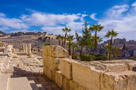 Paisaje Histórico Jerusalén Israel Del Soporte De Tempel Foto De Archivo Imagen De Templo