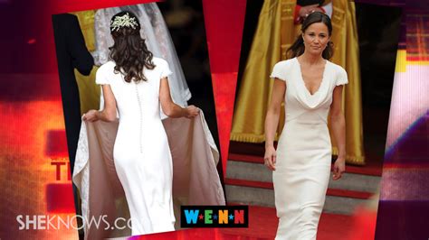 Pippa Middleton Accused Of False Bottom Butt Padding Inside Famous Royal Wedding Dress The