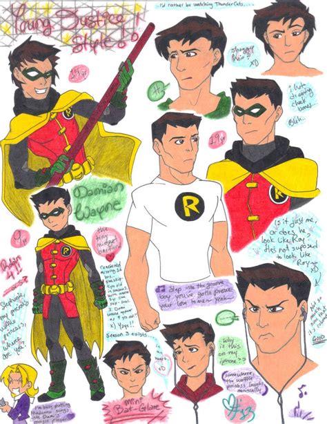 Young Justice Damian Wayne By Bobscookie On Deviantart