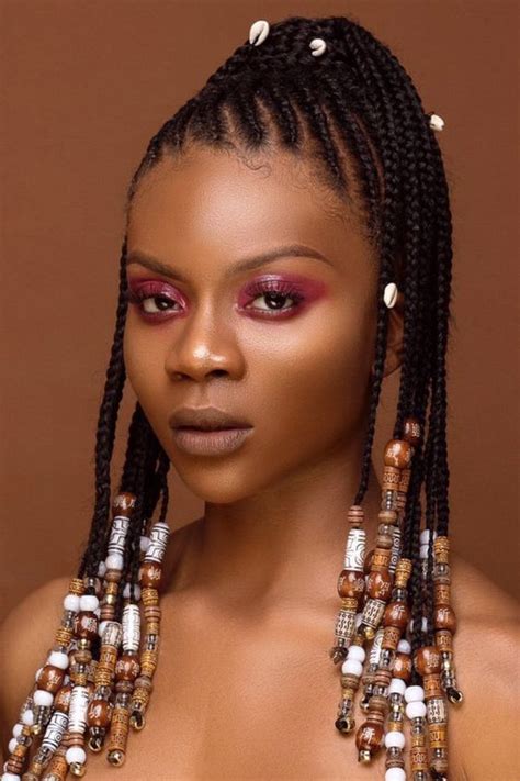 25 Cornrows With Beads For Adults New Natural Hairstyles