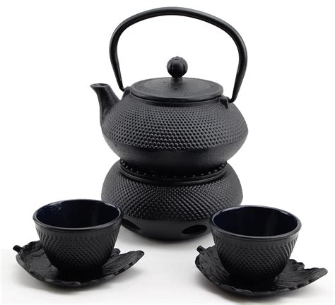Hobnail Iron Teapot Set Japanese Antique 24 Fl Oz Small Dot Cast Iron