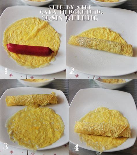 Coba buat olahan yang satu ini yuk, bun, resep telur gulung sosis. Cara Membuat Sosis Gulung Telur Dadar (Dengan gambar ...
