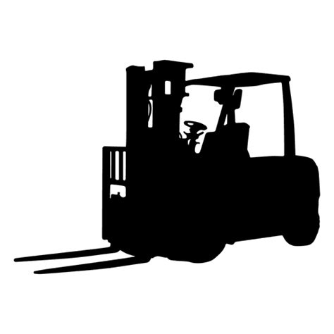 Forklift Silhouette Transparent Png And Svg Vector File