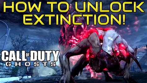 Call Of Duty Ghosts How To Unlock Extinction Mode Cod Ghosts How