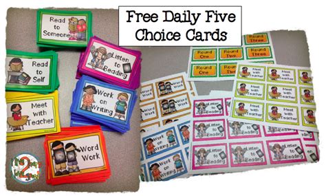 Looking for a good deal on card choice? FREE Daily 5 Choice Cards - Goodwinnovate