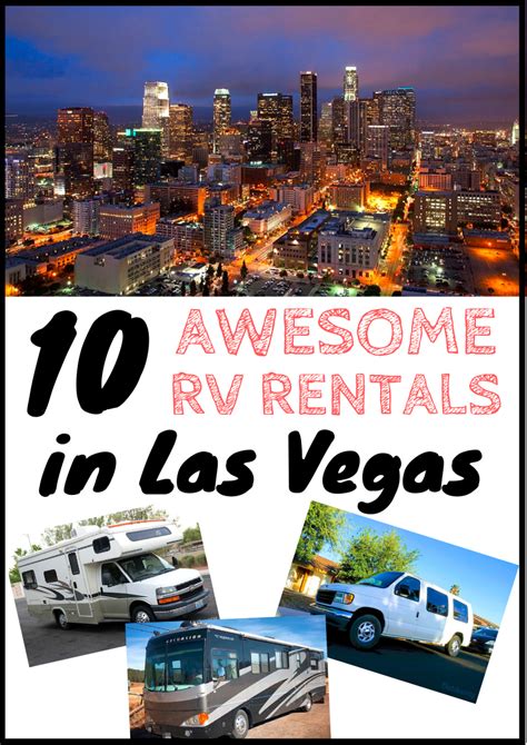 Don't book your next stay at a boring, cramped hotel room. Best Las Vegas RV Rentals For The Ultimate LA Road Trip ...