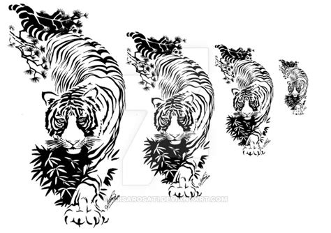Tribal Tiger Tattoo Design By Luisarosati On Deviantart