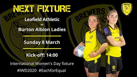 Preview Burton Albion Ladies Vs Leafield Athletic A News Burton