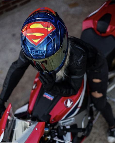 Superman Helmet Hjc Cool Motorcycle Helmets Motorcycle Helmets