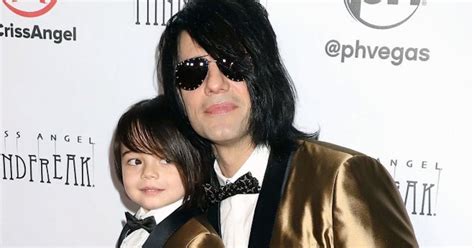 criss angel s adorable lightsaber duel with son johnny crisstopher now home after chemotherapy