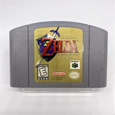 Legend Of Zelda Ocarina Of Time Nintendo 64 1998 N64 Oem Link Game