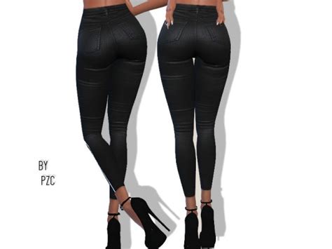 The Sims Resource Bubblegum Black Summer Denim Jeans By Vrogue